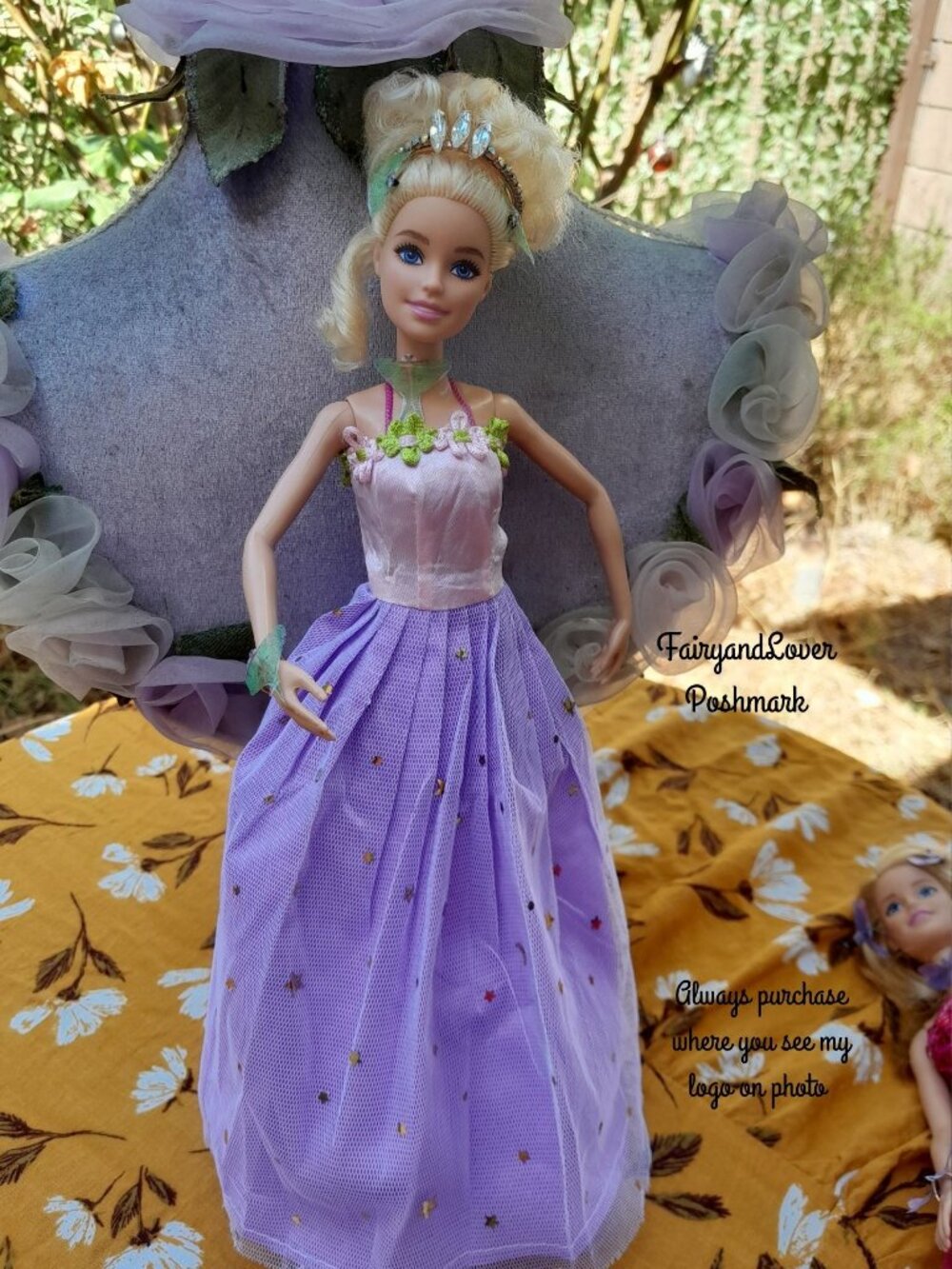 Fairy Barbie Princess luna moth butterfly wing Customized Figure fashion Doll